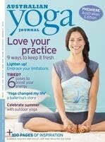 Cover of australian yoga journal