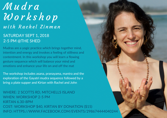 Mudras Aren’t Mysterious: Workshop with Rachel Zinman