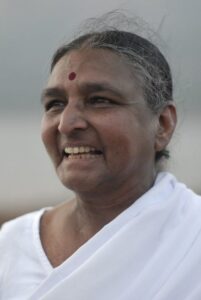 A photo of the indian yoga teacher geeta iyengar