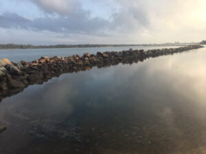 Image of breakwater at manning point , nsw