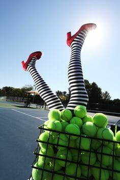 Tennis Yogini: Sunday Morning Practice